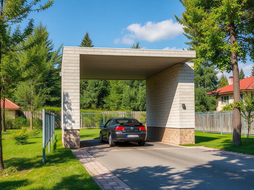 zaoosp.ru | Навес для автомобилей из клееного бруса